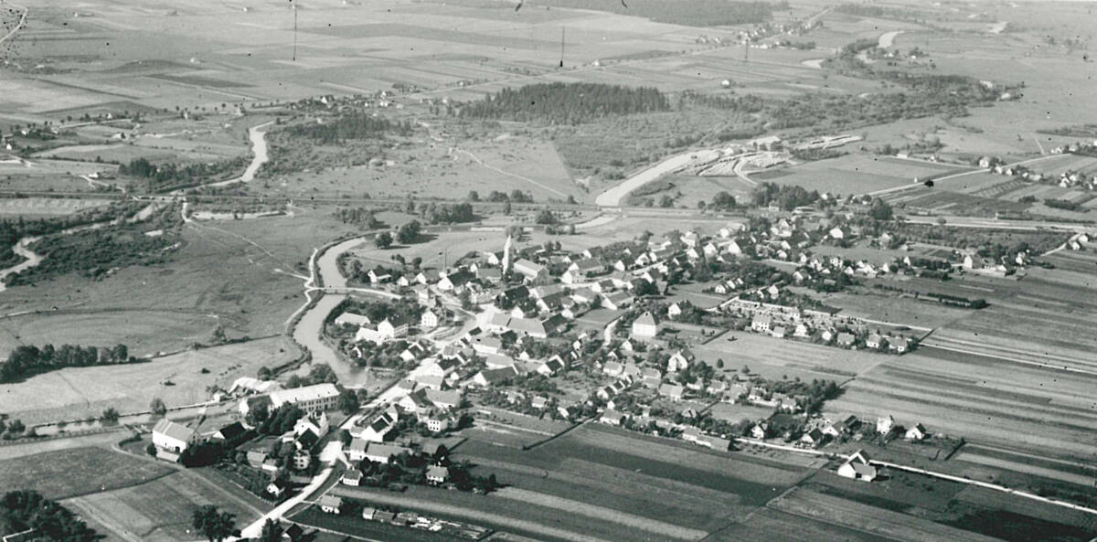 Luftbild Olching 1921